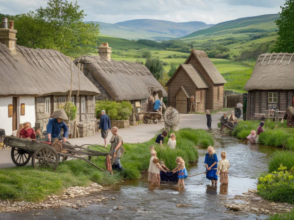 Life in a medieval Welsh village: customs and daily living